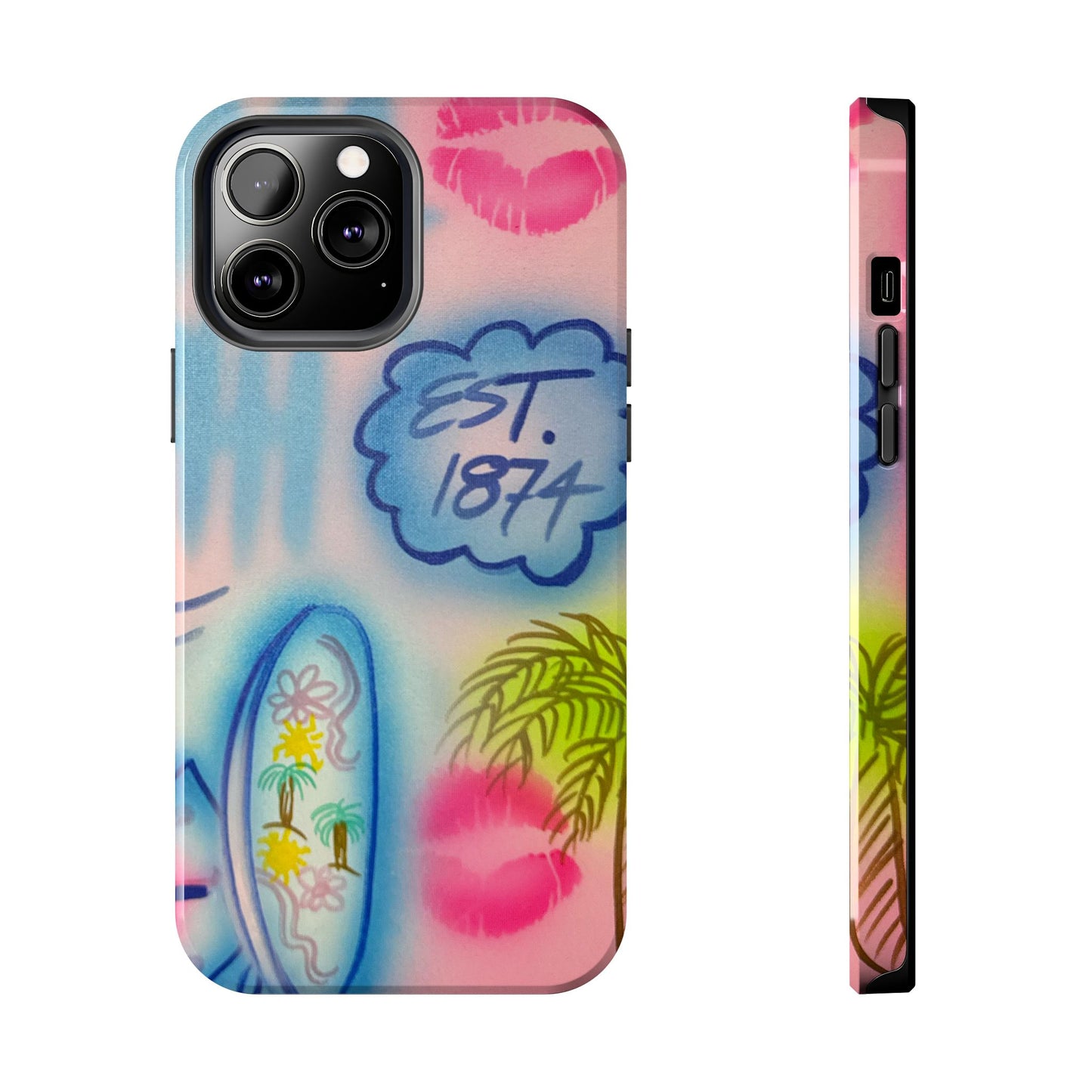 "in the wave" airbrush iPhone case