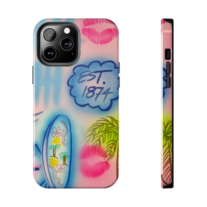 "in the wave" airbrush iPhone case