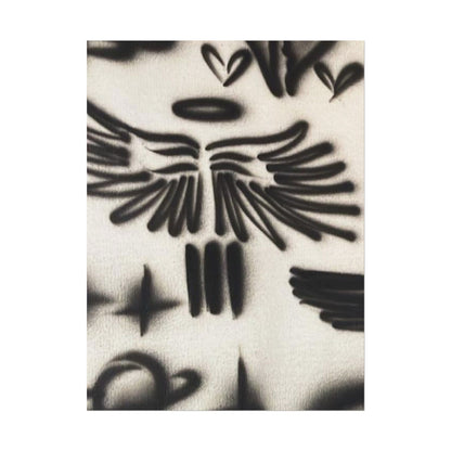 "angel energy" airbrush rolled print