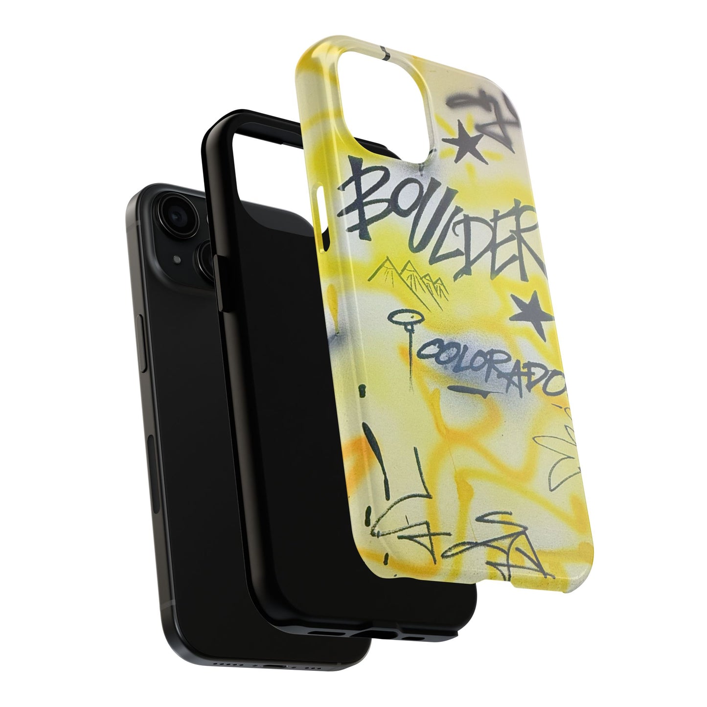 "boulder" airbrush iPhone case