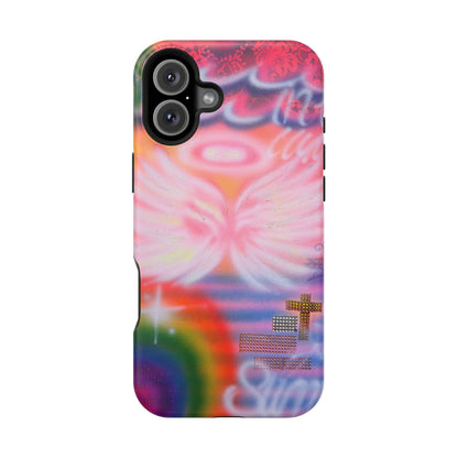 MagSafe "summer bliss" airbrush iPhone case