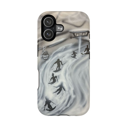 MagSafe "arctic avalanche" airbrush iPhone case
