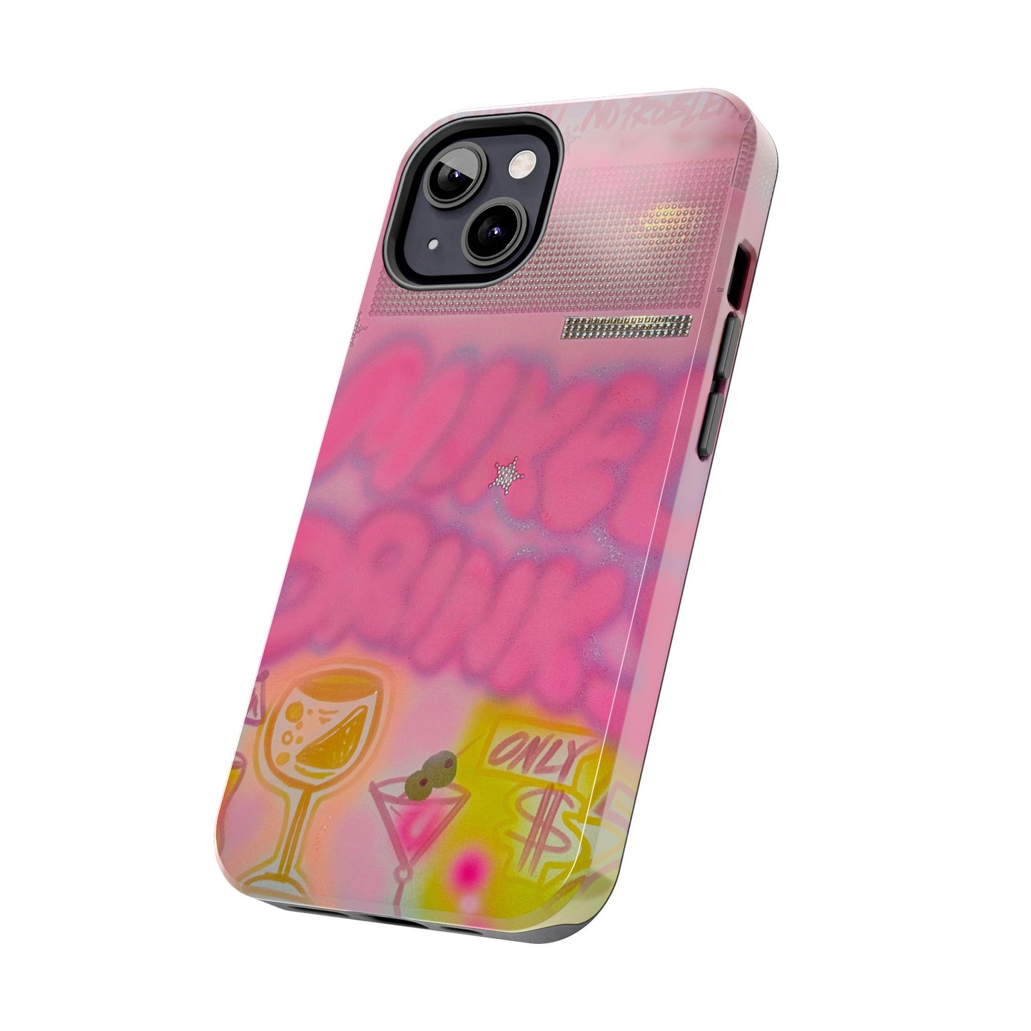 "mixed drinks" airbrush iPhone case