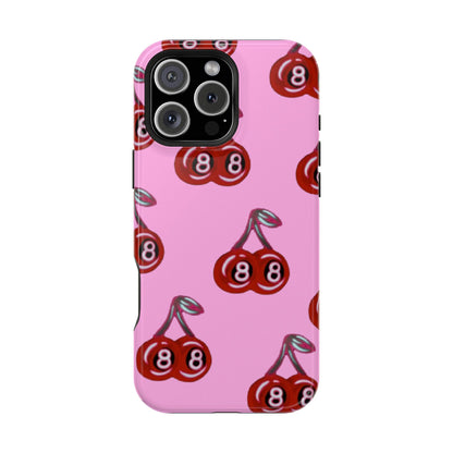 MagSafe "cami cherry pink" Airbrush iPhone Hülle