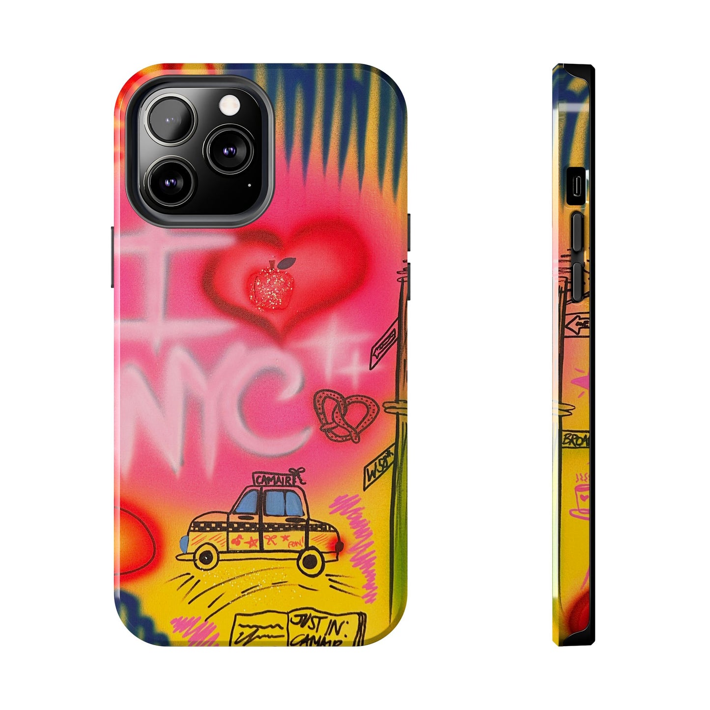 "in the city" airbrush iPhone case