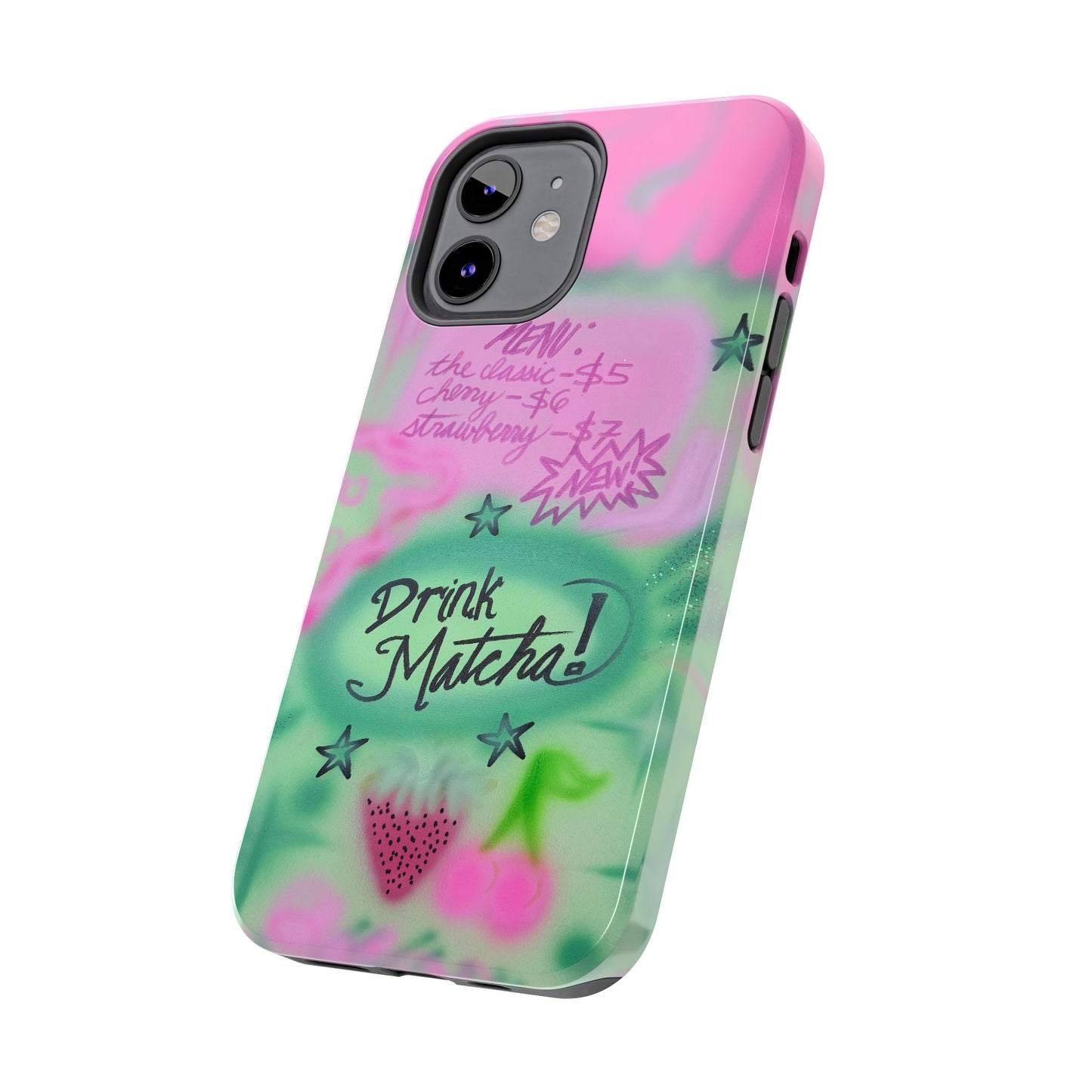 "matcha!" airbrush iPhone case
