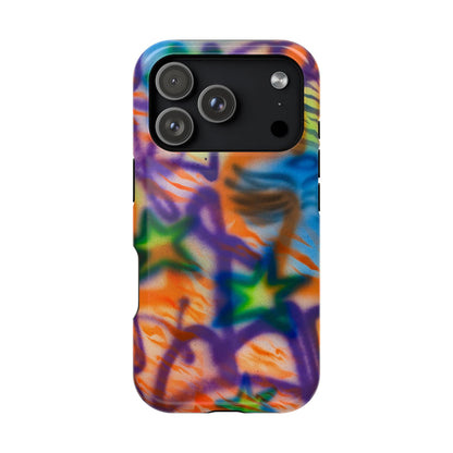 MagSafe "streetwear angel" airbrush iPhone case