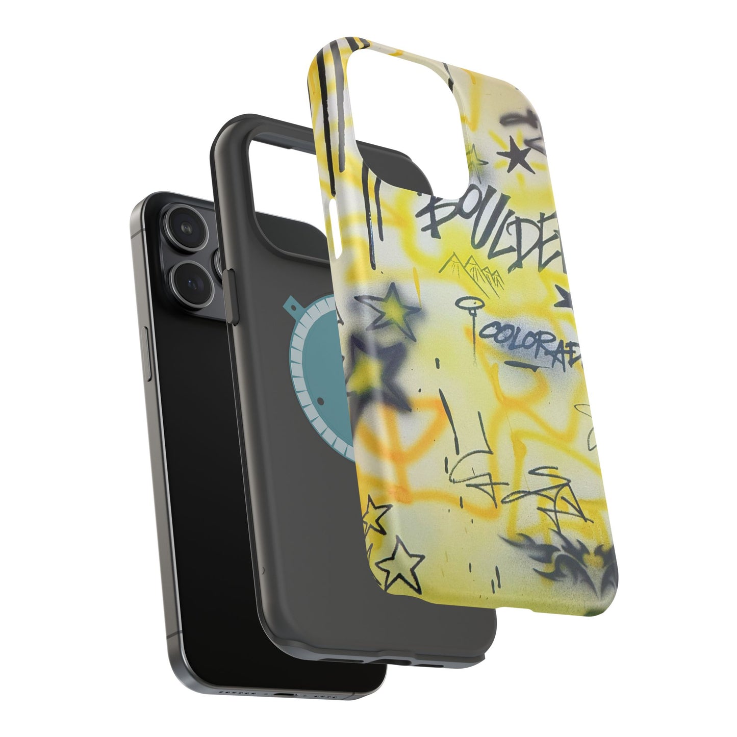 MagSafe "boulder" airbrush iPhone case