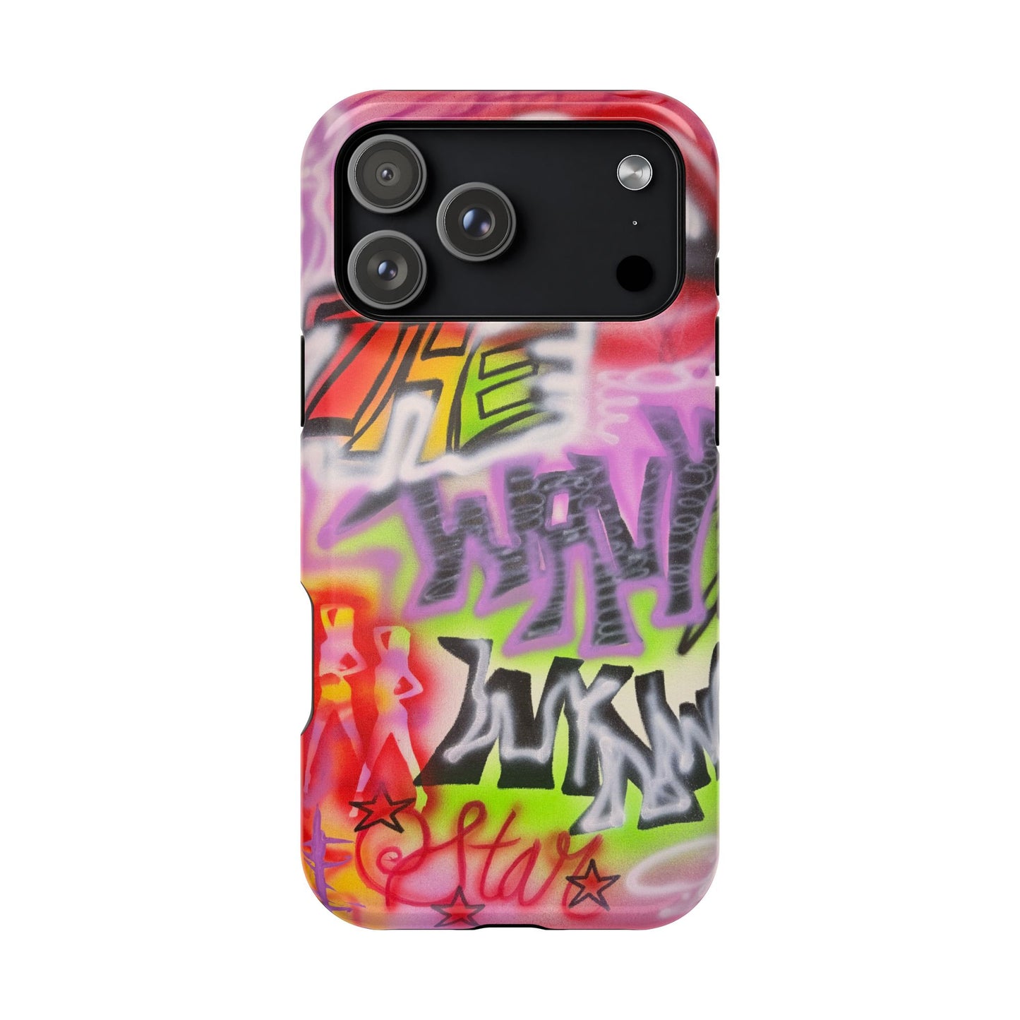 MagSafe "wynwood gold" airbrush iPhone case