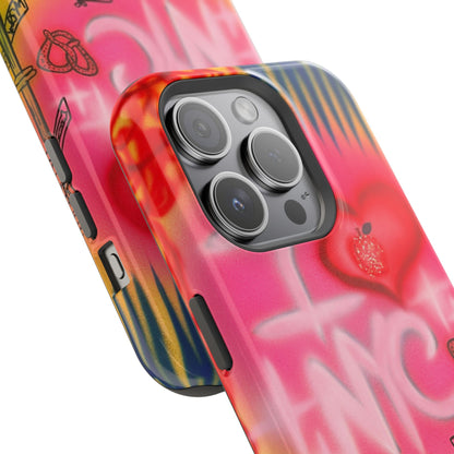 MagSafe „In der Stadt“ Airbrush iPhone-Hülle