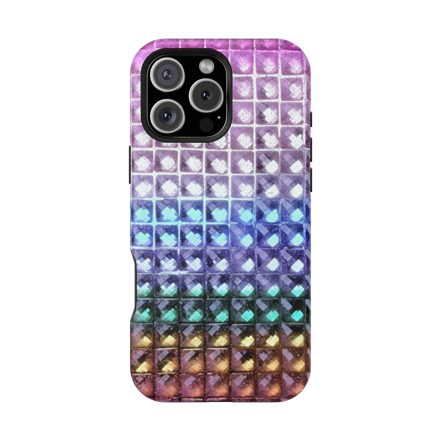 MagSafe "multicolor studs" airbrush iPhone case