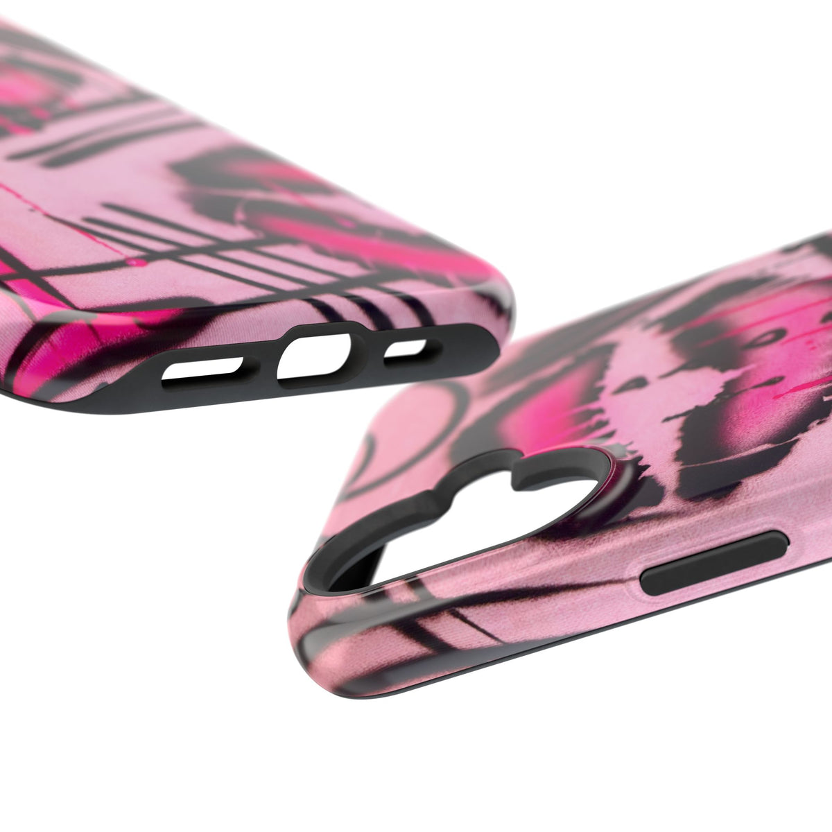 MagSafe "glossy pout" airbrush iPhone case