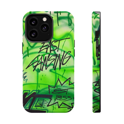 MagSafe "east lansing, mi" airbrush iPhone case