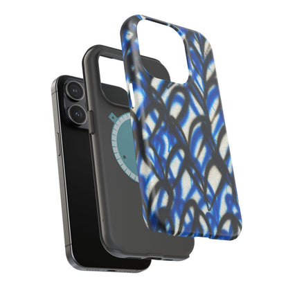 MagSafe "abstract hearts" airbrush iPhone case