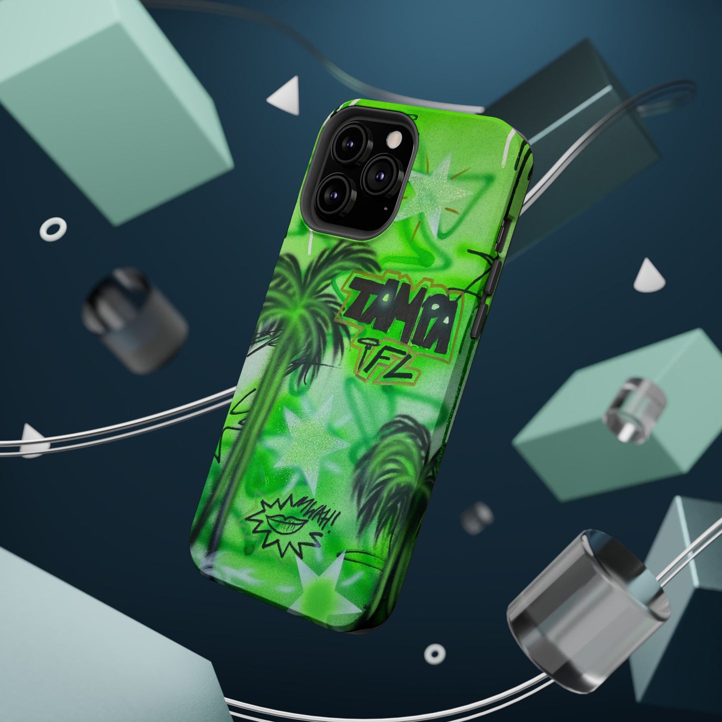 MagSafe "tampa, fl" airbrush iPhone case