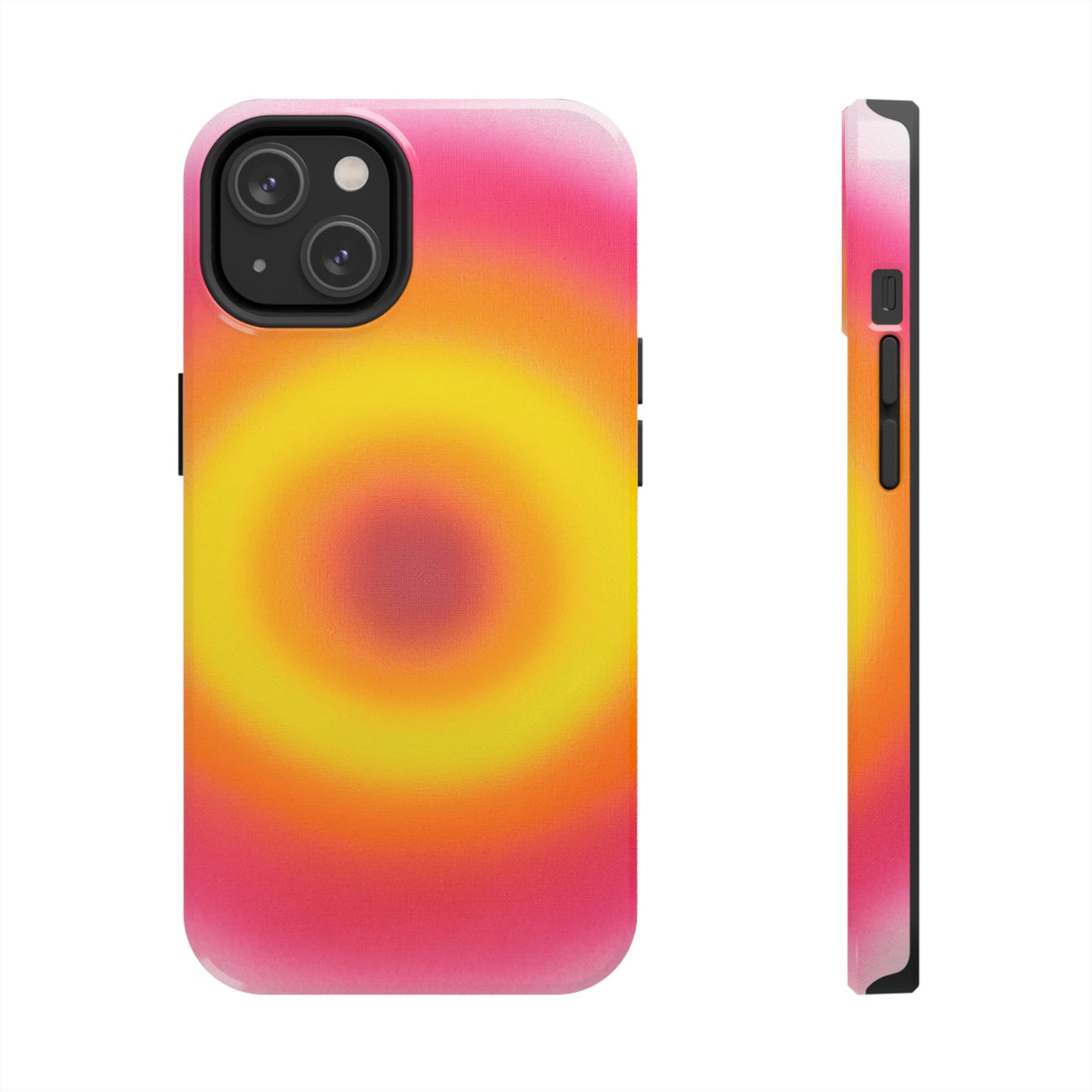 "pink lemonade aura" airbrush iPhone case