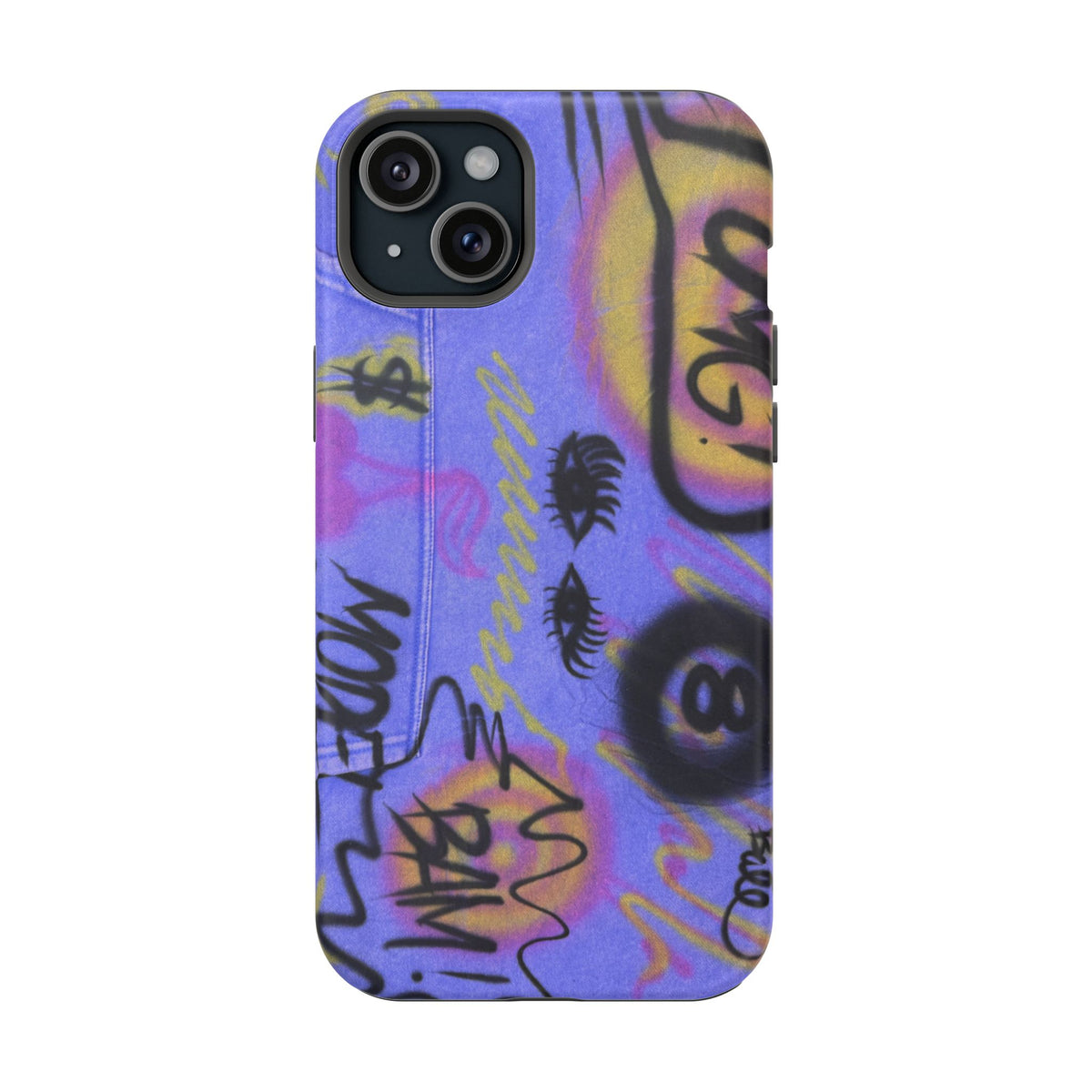 MagSafe "eye$ on lies" Airbrush iPhone Hülle