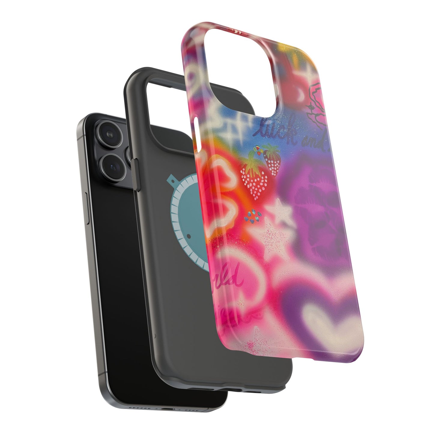 MagSafe „luck & luv pt. 2“ Airbrush iPhone Hülle