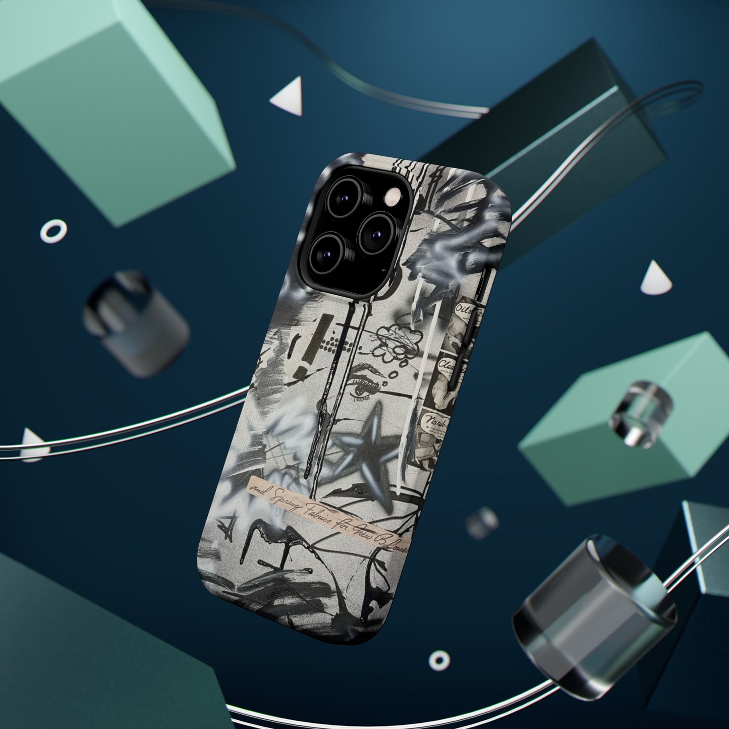 MagSafe "monochrome mood" airbrush iPhone case