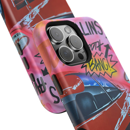MagSafe "miami momentos" airbrush iPhone case