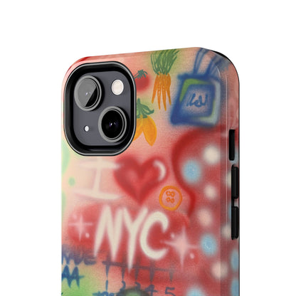 "i <3 NYC" airbrush iPhone case