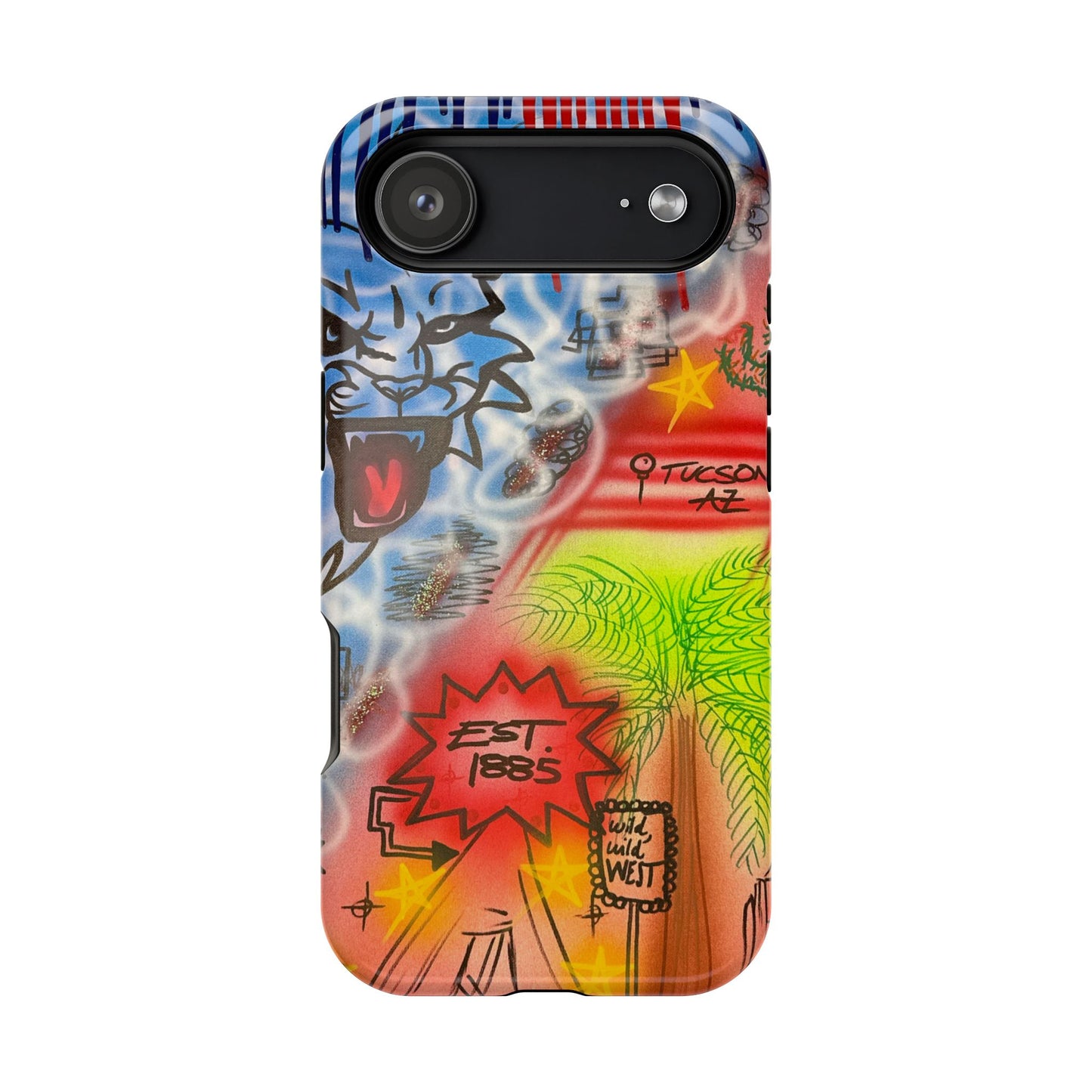 MagSafe Airbrush iPhone-Hülle „Tucson, AZ“