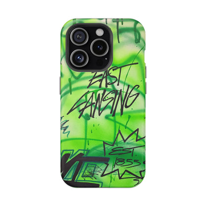 MagSafe "east lansing, mi" airbrush iPhone case