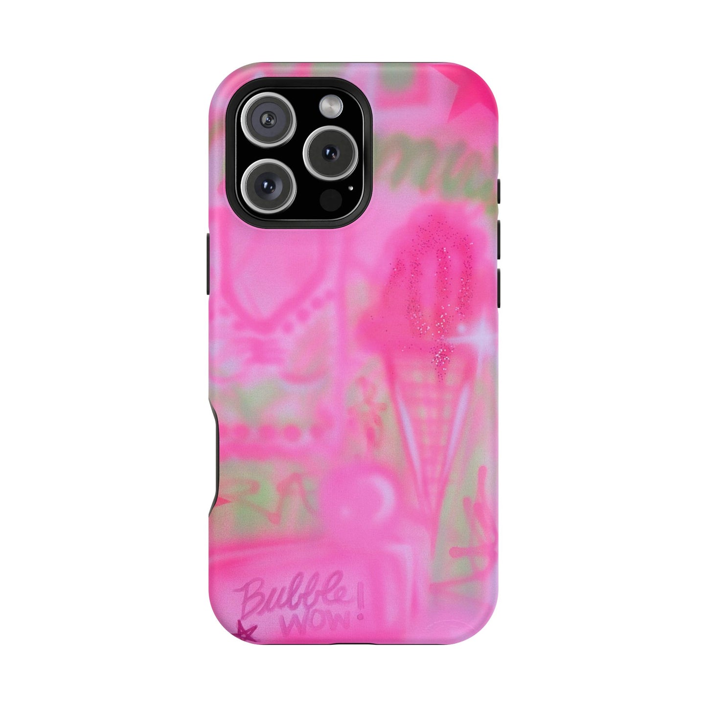 MagSafe "miami matcha" airbrush iPhone case