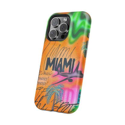 MagSafe "miami, fl" Airbrush iPhone Hülle
