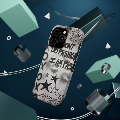 MagSafe "i am fashion" airbrush iPhone case