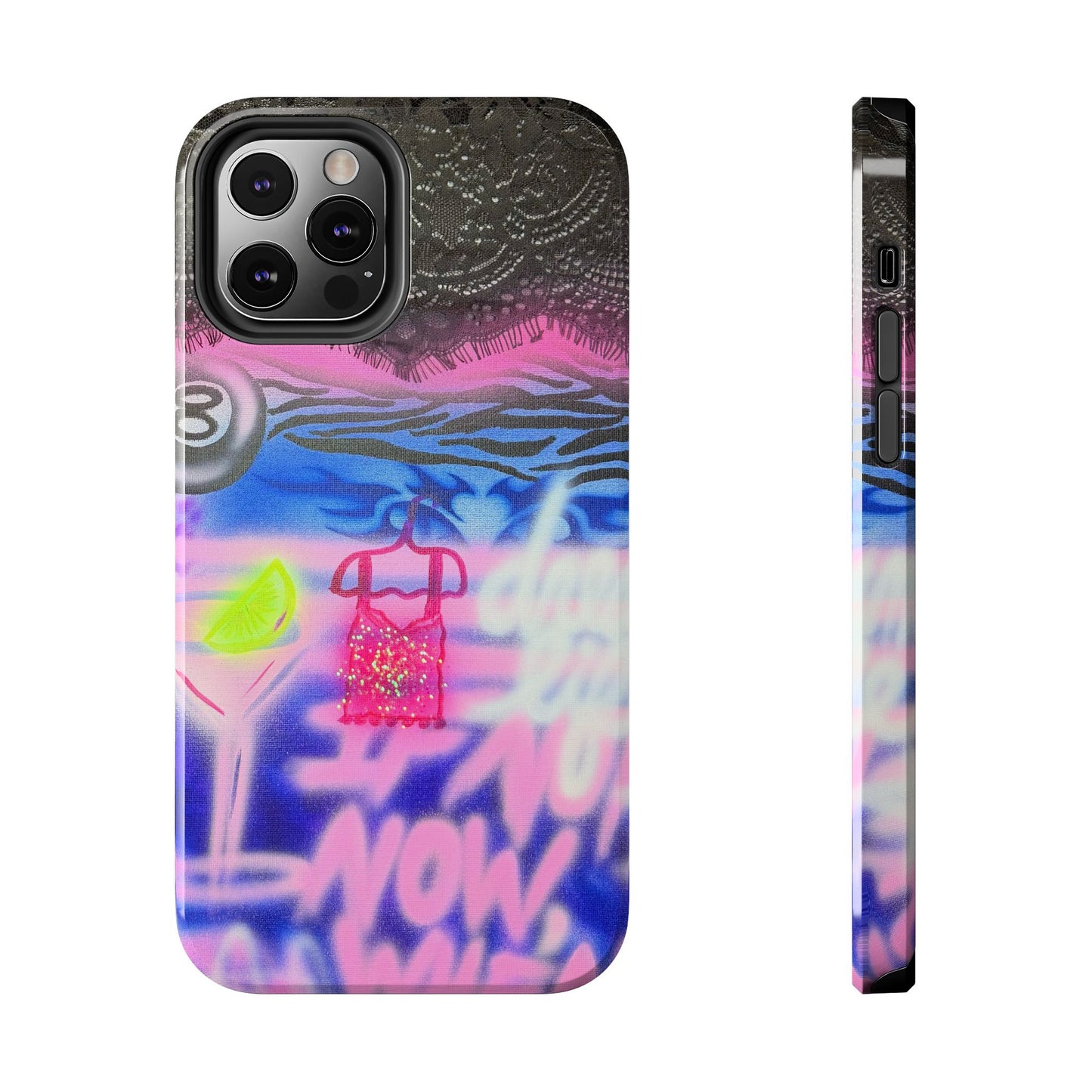 "dream life pt. 2" airbrush iPhone case