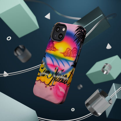 MagSafe "sunkissed" airbrush iPhone case
