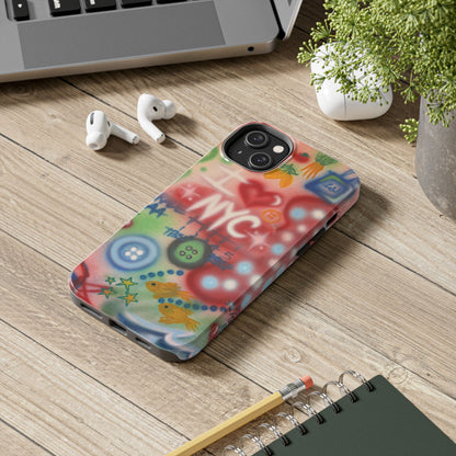 "i <3 NYC" airbrush iPhone case