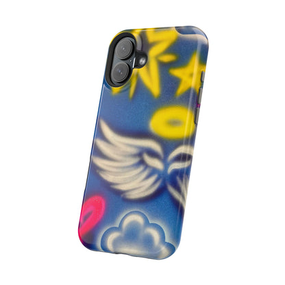 MagSafe "celestial halo" airbrush iPhone case