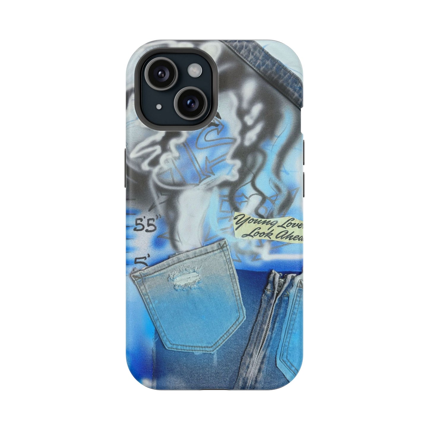 MagSafe "young lovers" airbrush iPhone case