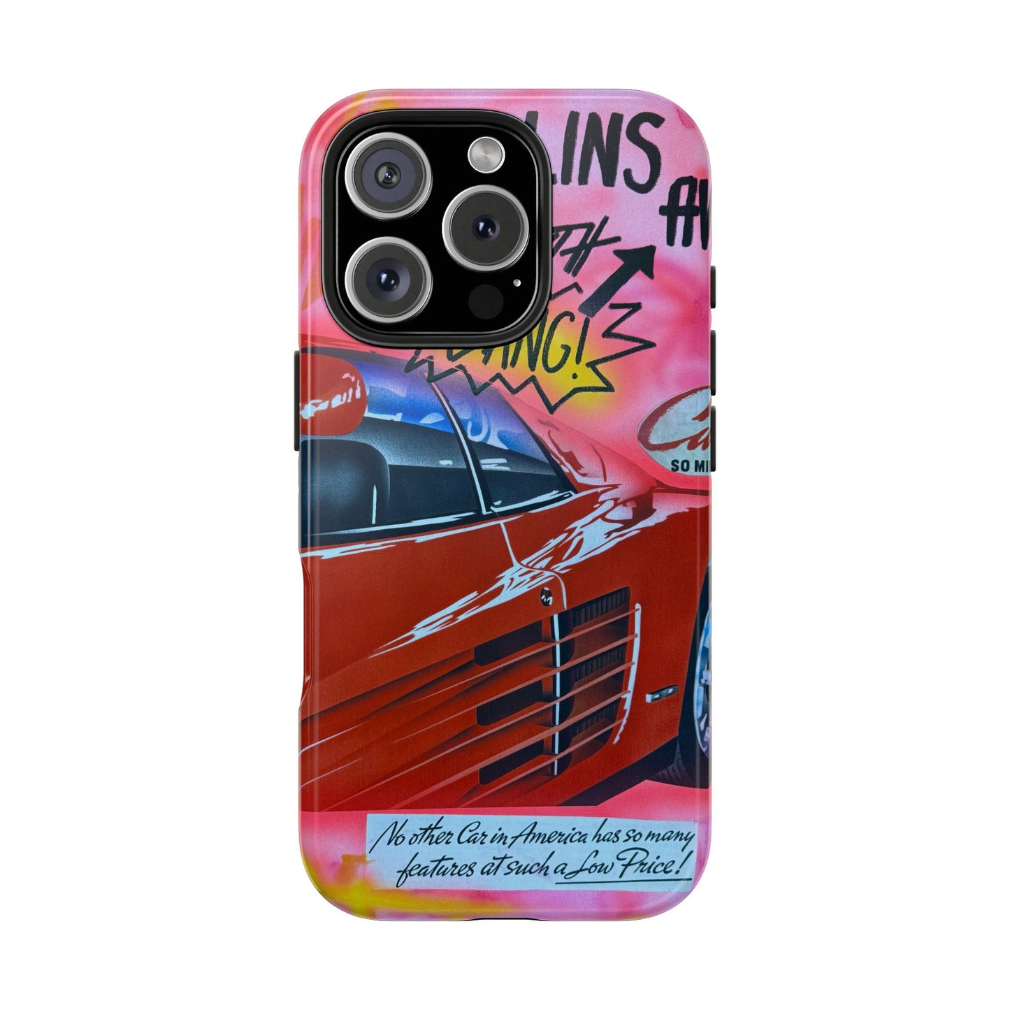 "miami momentos" airbrush iPhone case