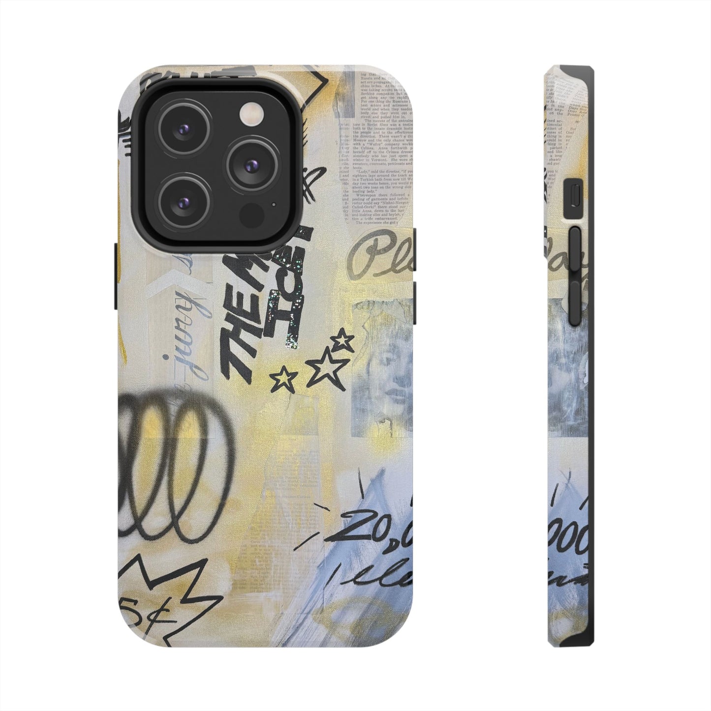 "golden glacier" airbrush iPhone case