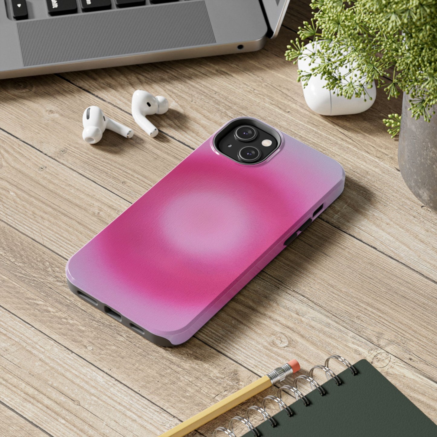 "pinkberry" aura airbrush iPhone case