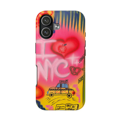 "in the city" airbrush iPhone case