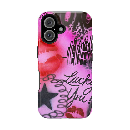 MagSafe "ulterior motive" airbrush iPhone case