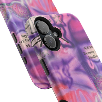 MagSafe "mic check" airbrush iPhone case