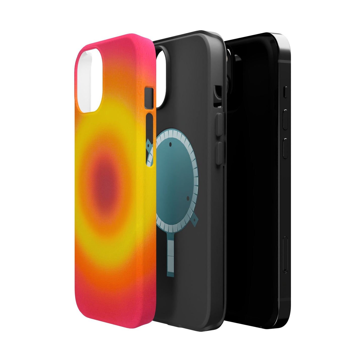 MagSafe "Pink Lemonade Aura" Airbrush iPhone Case