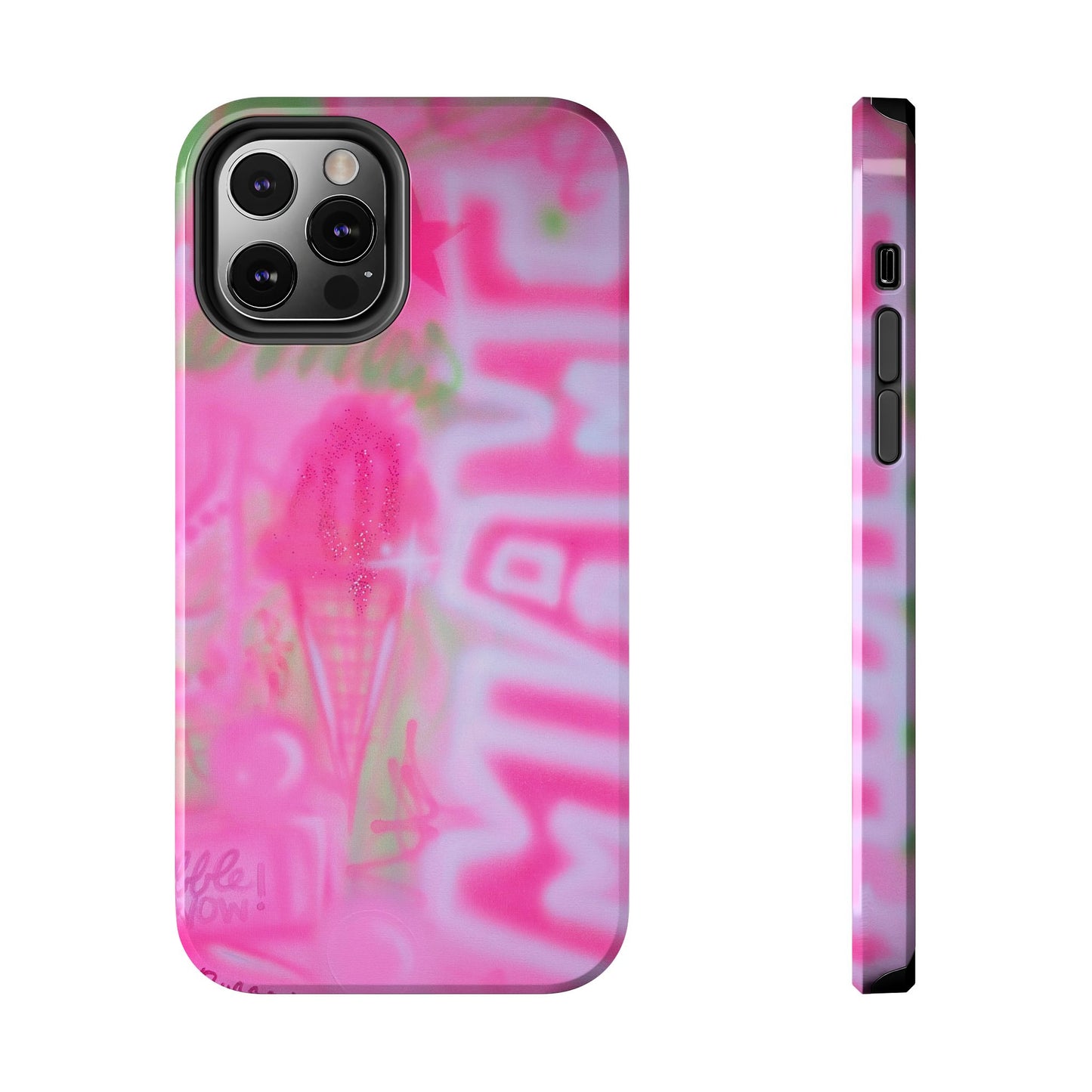 "sunset sorbet" airbrush iPhone case