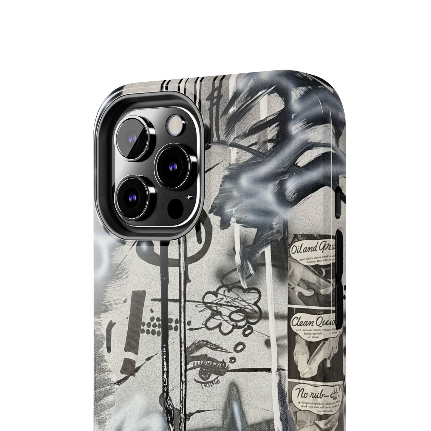 "monochrome mood" airbrush iPhone case