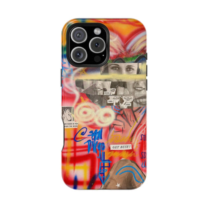 MagSafe Limited Edition "Get Busy" Airbrush iPhone Hülle
