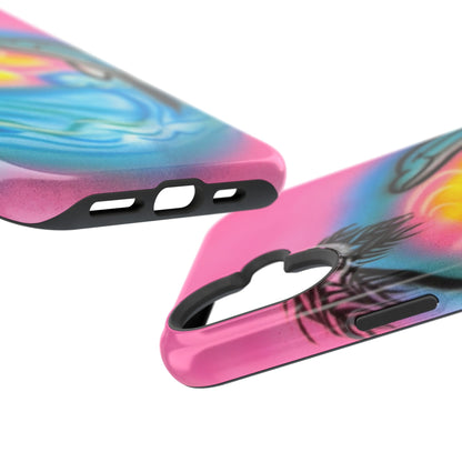 MagSafe "Delfinliebe" Airbrush iPhone-Hülle