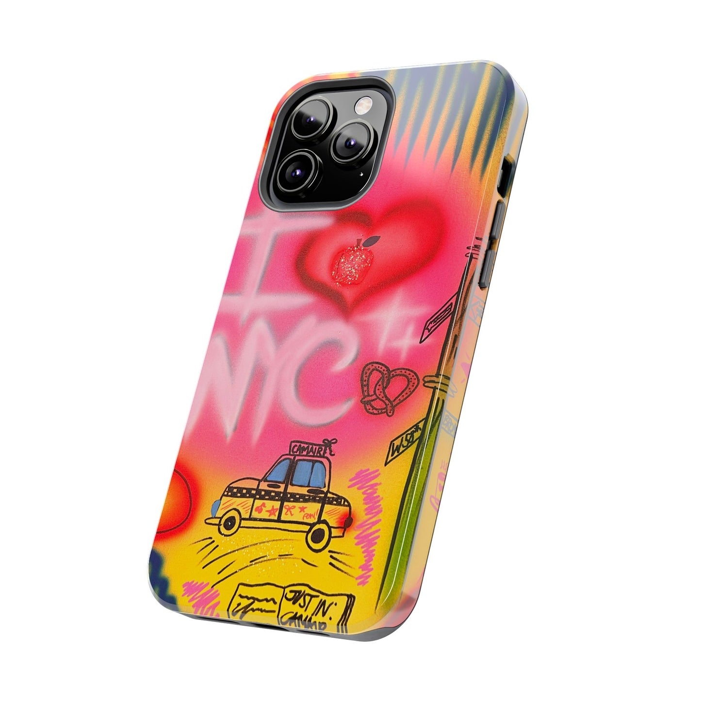"in the city" airbrush iPhone case