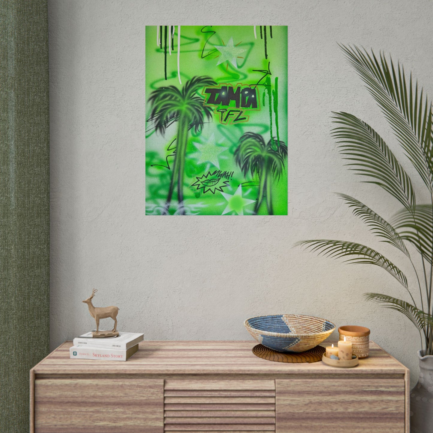 "tampa, fl" airbrush rolled print