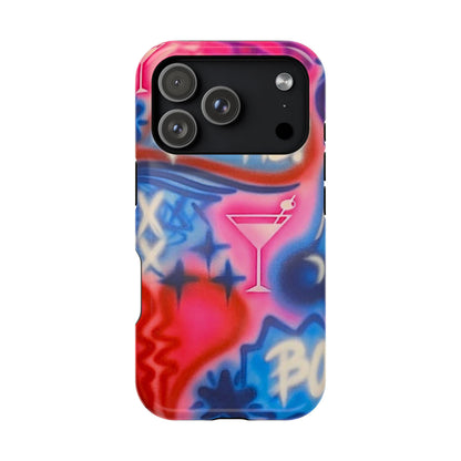 MagSafe "kiss me pt. 2" Airbrush iPhone Hülle