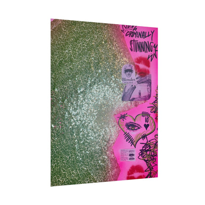 "glitter gloss" airbrush rolled print